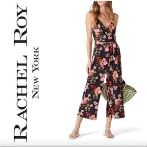 Rachel Rachel Roy - Black Floral Jumpsuit - XL
